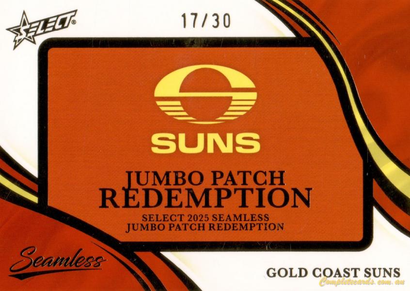 2025 AFL Seamless - Jumbo Patch