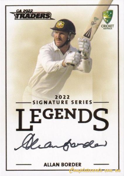 2022-23 TLA Traders Cricket Australia - Legends Signatures 