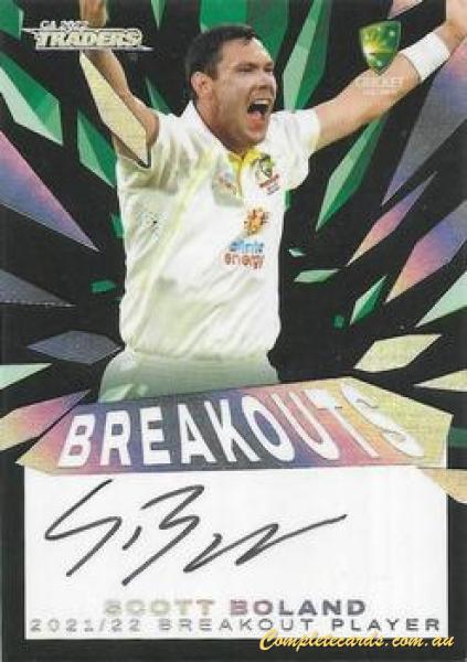 2022-23 TLA Traders Cricket Australia - Breakouts Signature 
