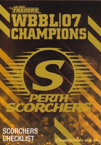 2021-22 TLA Traders Cricket Australia - WBBL Champions