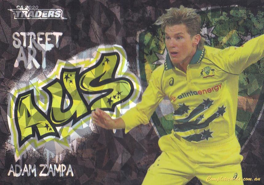 2020-21 TLA Cricket Traders - Street Art Black Priority 