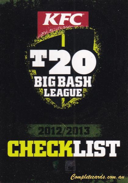 2012-13 SEP T20 Big Bash League - Base