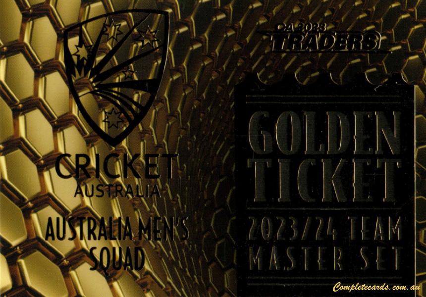 2023-24 TLA Traders Cricket Australia Luxe - Golden Ticket Team Sets