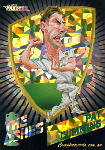 2021-22 TLA Traders Cricket Australia - Ashes Caricatures Black