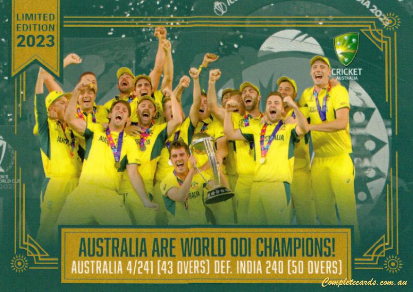 2023 TLA Traders Cricket Australia - Special Edition - ODI World Cup Winners