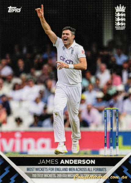 2024 Topps England Cricket Set - Accolades - Base