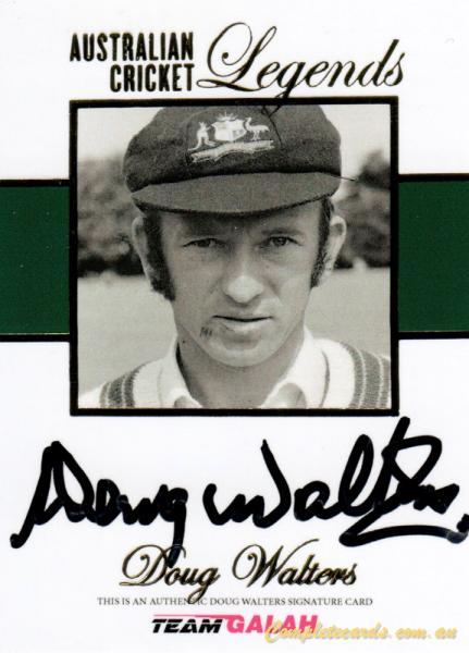 2021 Team Galah Australian Cricket Legends Signatures 