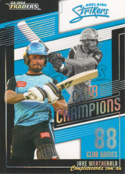 2024-25 TGI Traders Cricket Australia Luxe - Club Champions Album Card