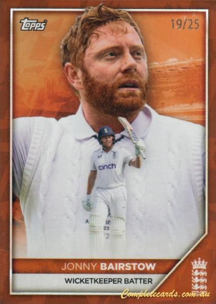 2024 Topps England Cricket Set - Best of Test - /25