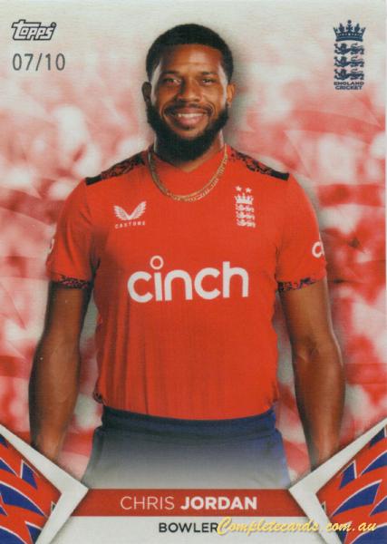 2024 Topps England Cricket Set - Base - /10