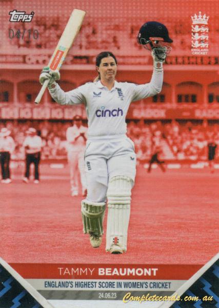 2024 Topps England Cricket Set - Accolades - /10
