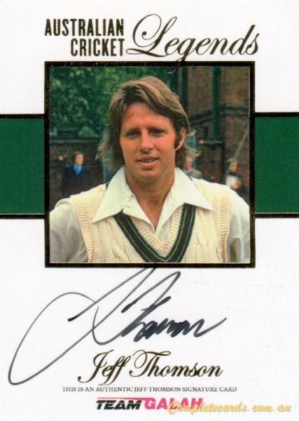 2022 Team Galah Australian Cricket Legends Signatures 