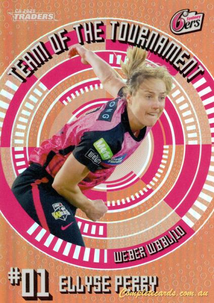 2025-26 TGI Traders Cricket Australia Luxe - Team Of The Tournament Bronze