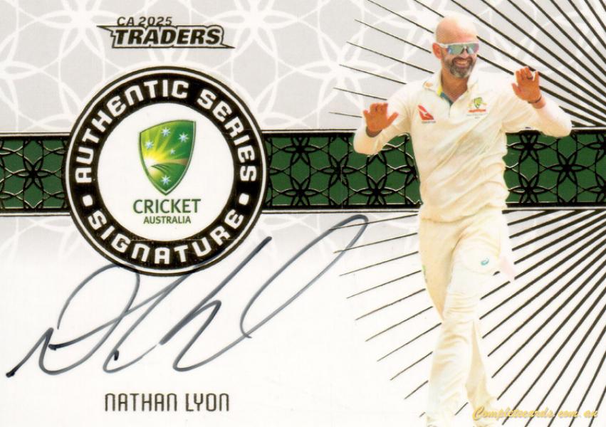 2025-26 TGI Traders Cricket Australia Luxe - Authentic Signature White