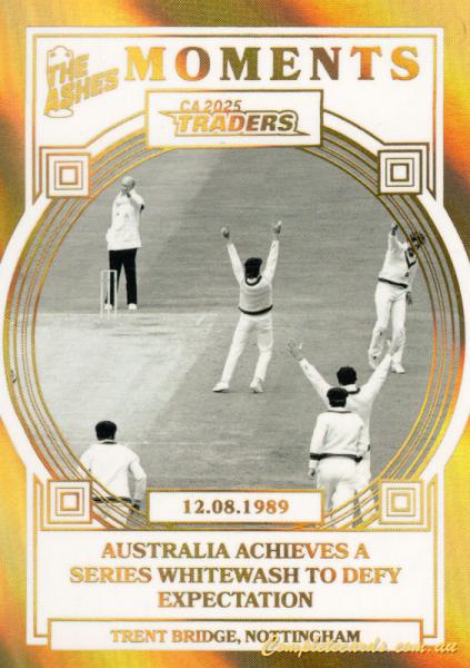 2025-26 TGI Traders Cricket Australia Luxe - Ashes Moments Gold