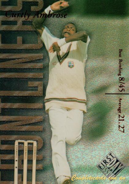 1996 Futera The Decider - Frontliners First Day Issue 