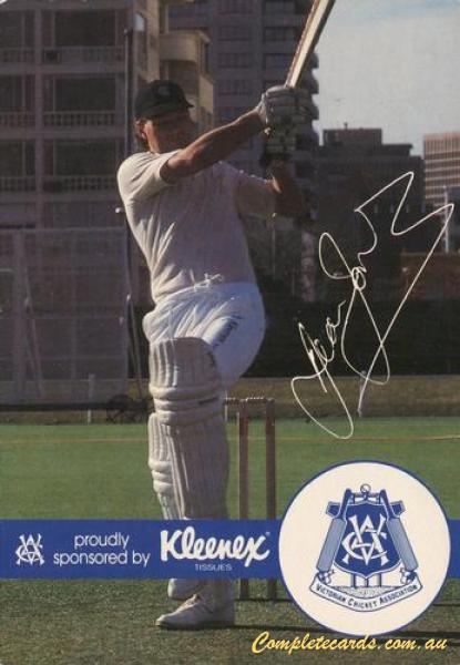 1989 Kleenex Tissues Victorian Sheffield Shield Team 