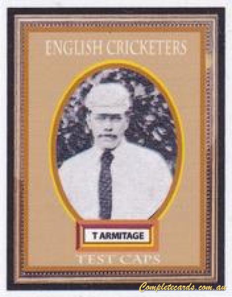 2011 Gold Cricket Cards Test Match No.1 England 