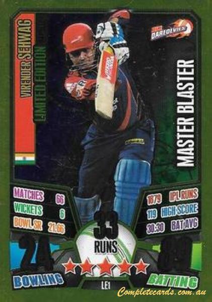 2013-14 Topps Cricket Attax IPL - Limited Edition 