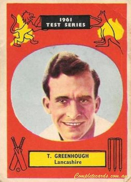 1961 A&BC Cricket 1961 Test Series (Standard Border) 