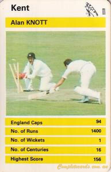 1978 Top Trumps British Cricketers 