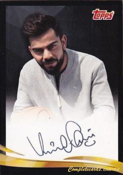 2019 Topps Cricket Virat Kohli - Digital Signature 
