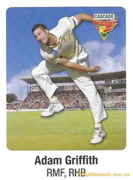 2006 Cascade Tasmanian Tigers Cricket 