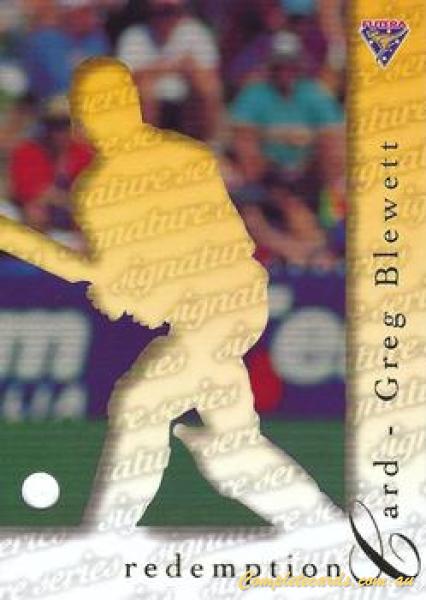 1995-96 Futera Cricket - Signature Series 