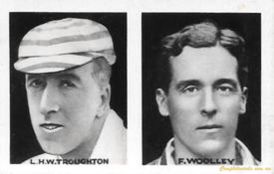 1922 Amalgamated Press - Young Britain Favourite Cricketers - Uncut Pairs