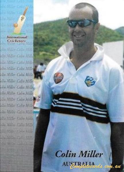 2000 PJ Sporting Cards International Cricketers 