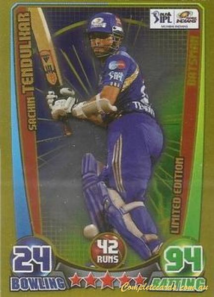 2012 Topps Cricket Attax IPL - Limited Edition 