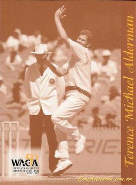 1997-98 Western Australia Cricket Limited Edition 50 Years In The Sheffield Shield Cricket 