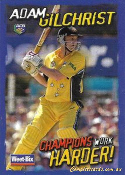 2002-03 Weet-Bix Champions Work Harder! 