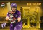 2016-17 Tap 'N' Play CA/BBL Cricket - Jersey Numbers Gold 