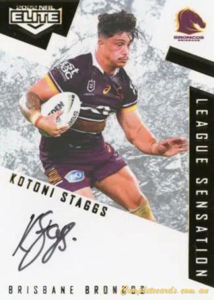 2022 NRL Elite - League Sensations Signatures White 