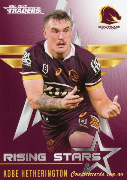 2022 NRL Traders - Rising Stars Parallel 