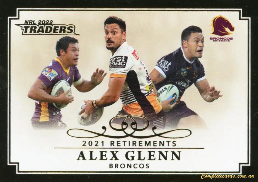 2022 NRL Traders - Retirements 