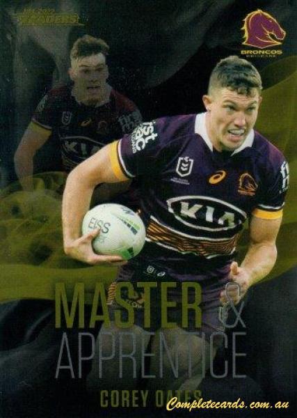 2022 NRL Traders - Master & Apprentice Black 