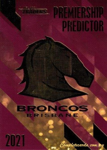 2021 NRL Traders - Premiership Predictor