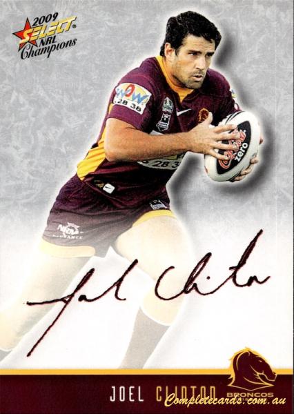 2009 Select NRL Champions - Foiled Signature 