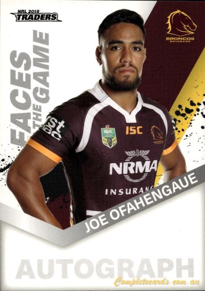 2018 NRL Traders - Faces of the Game