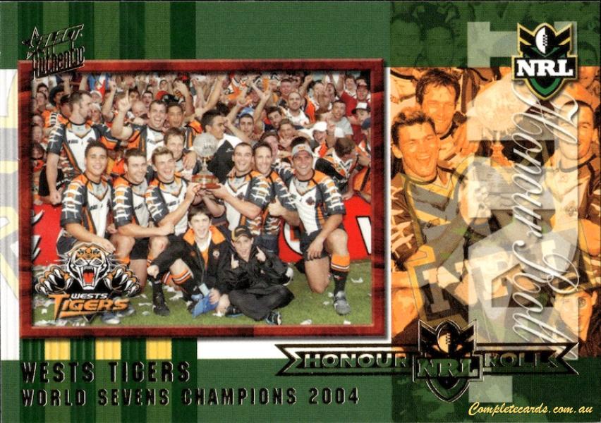2004 Select Authentic - Honour Roll