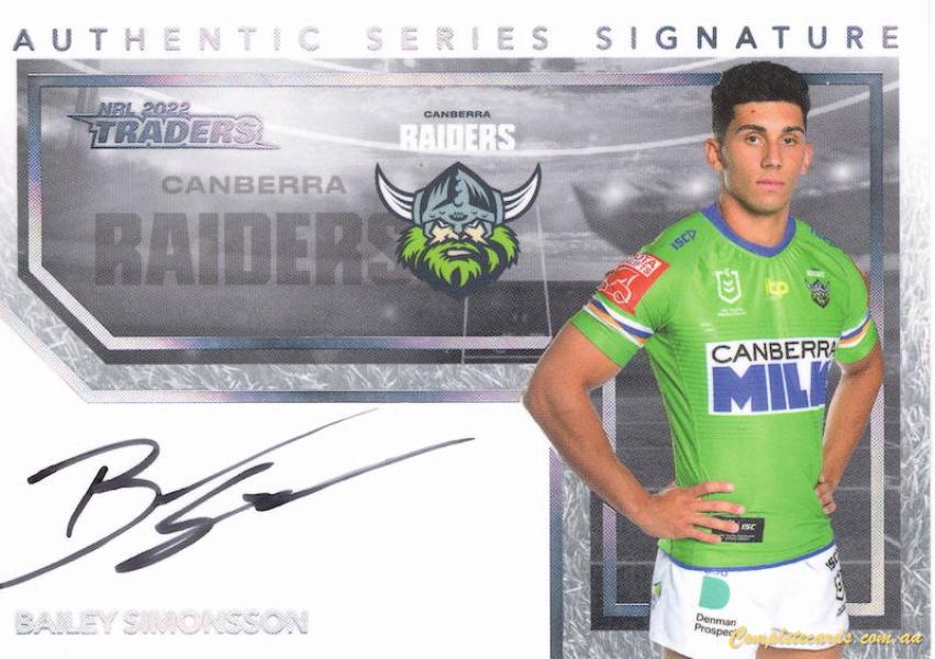 2022 NRL Traders - Authentic Signatures White 