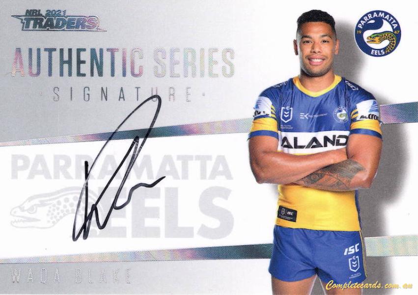 2021 NRL Traders - Authentic Series Signatures White 