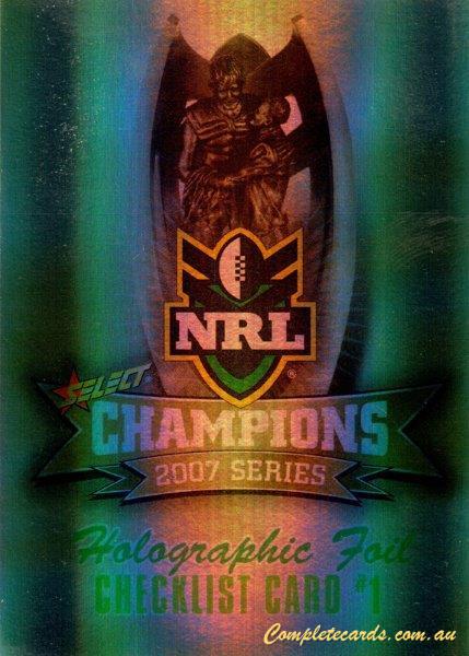 2007 Select Champions - Holofoil Parallels