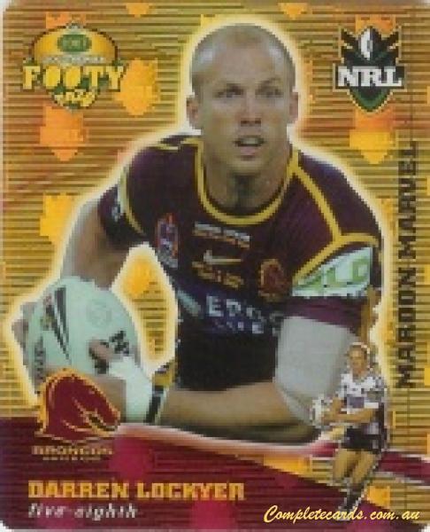 2007 NRL Footy Tazos -  Gold Series