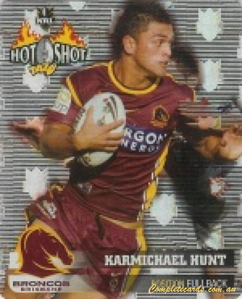 2006 NRL Hot Shot Hologram Tazos