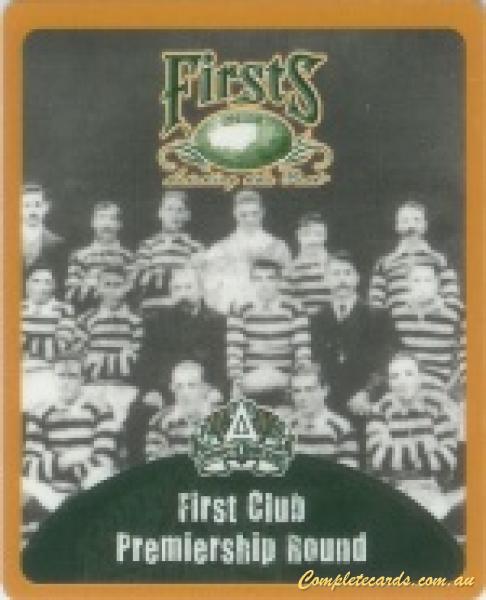 First Club Premiership Round