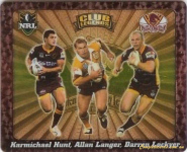 2008 NRL Footy Legends Tazos: Club Legends