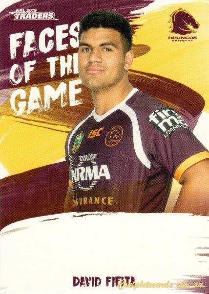 2019 NRLTraders - Faces Of The Game